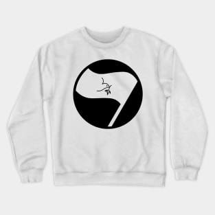 Anabaptist Mennonite Christian Flag Antifa Crewneck Sweatshirt